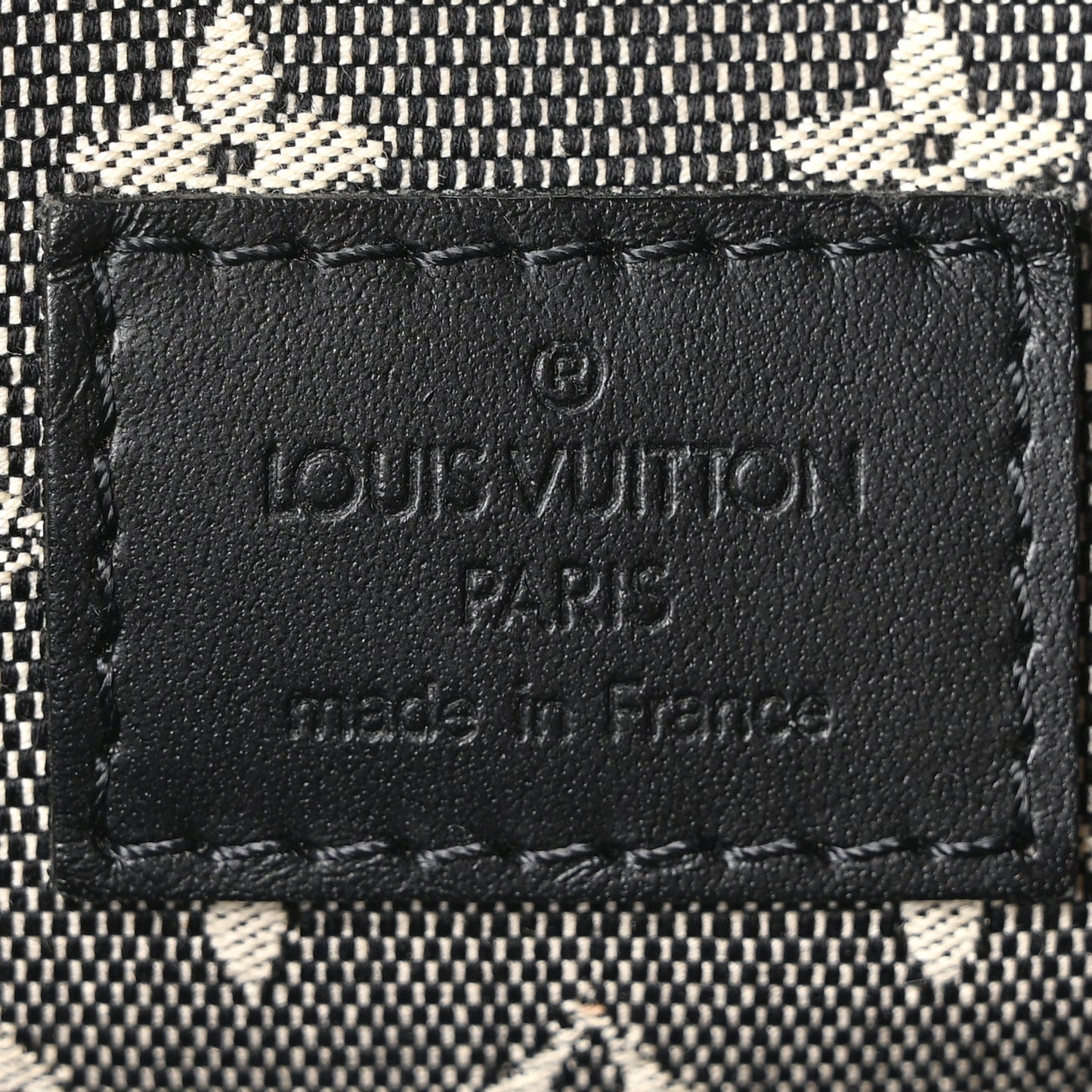 Mini Monogram Besace Mary Kate Black