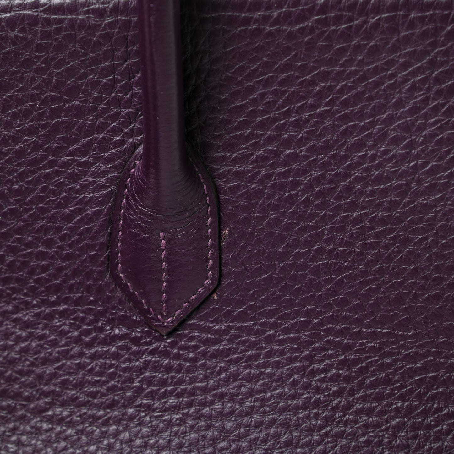 Taurillon Clemence Birkin 35 Raisin