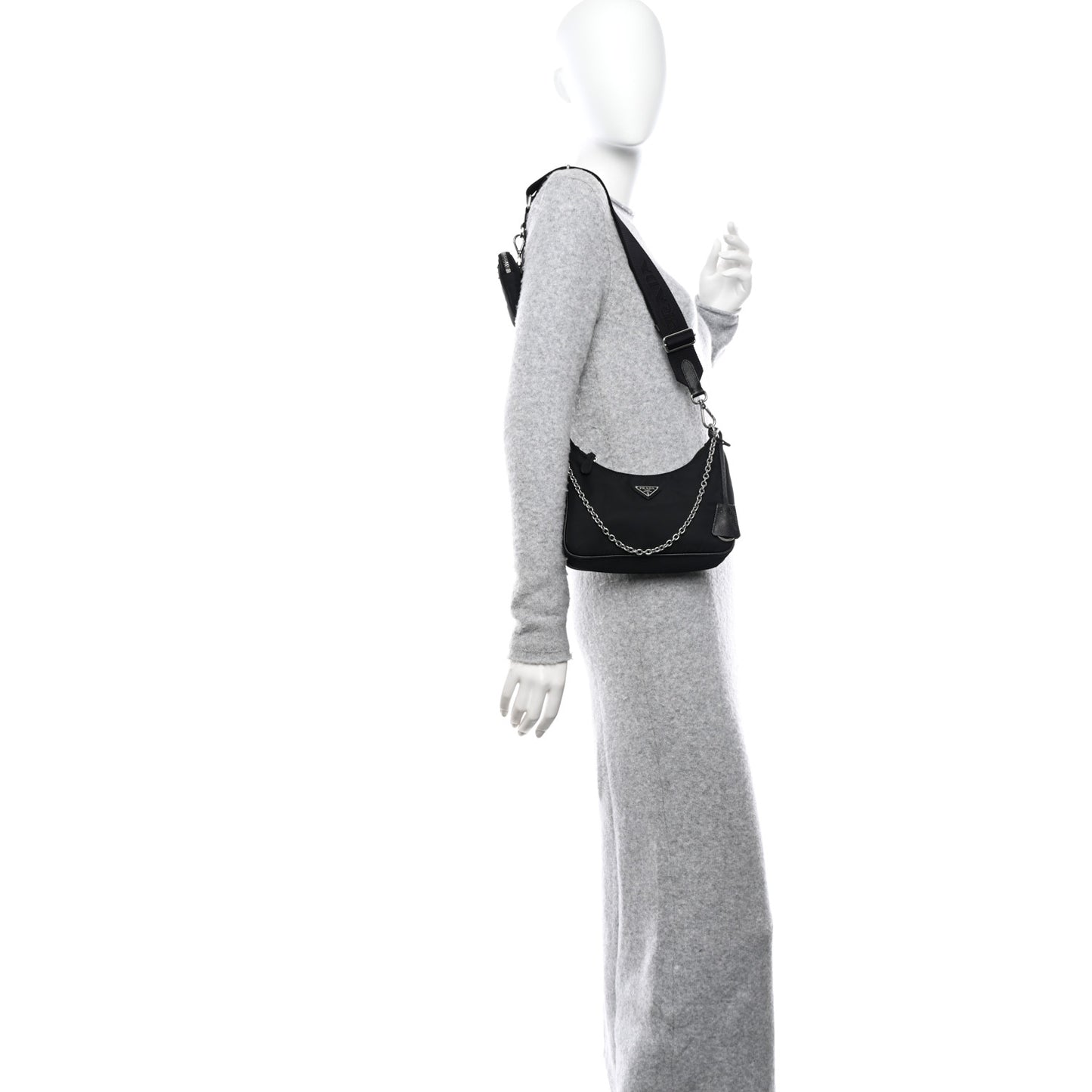 Nylon Re-Edition 2005 Shoulder Bag Black