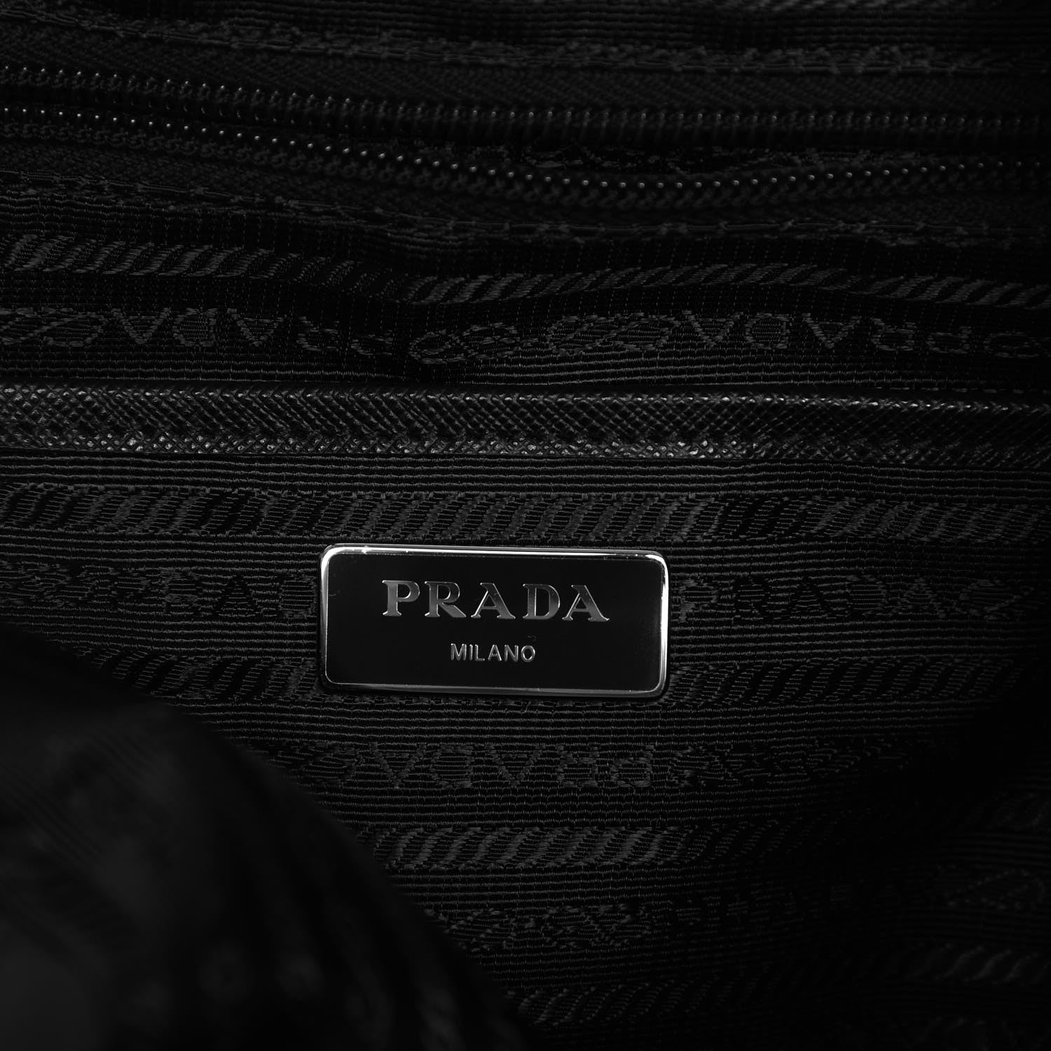 Prada Tessuto Nylon Letteri Double Buckle Backpack Mimetico 6 of 10