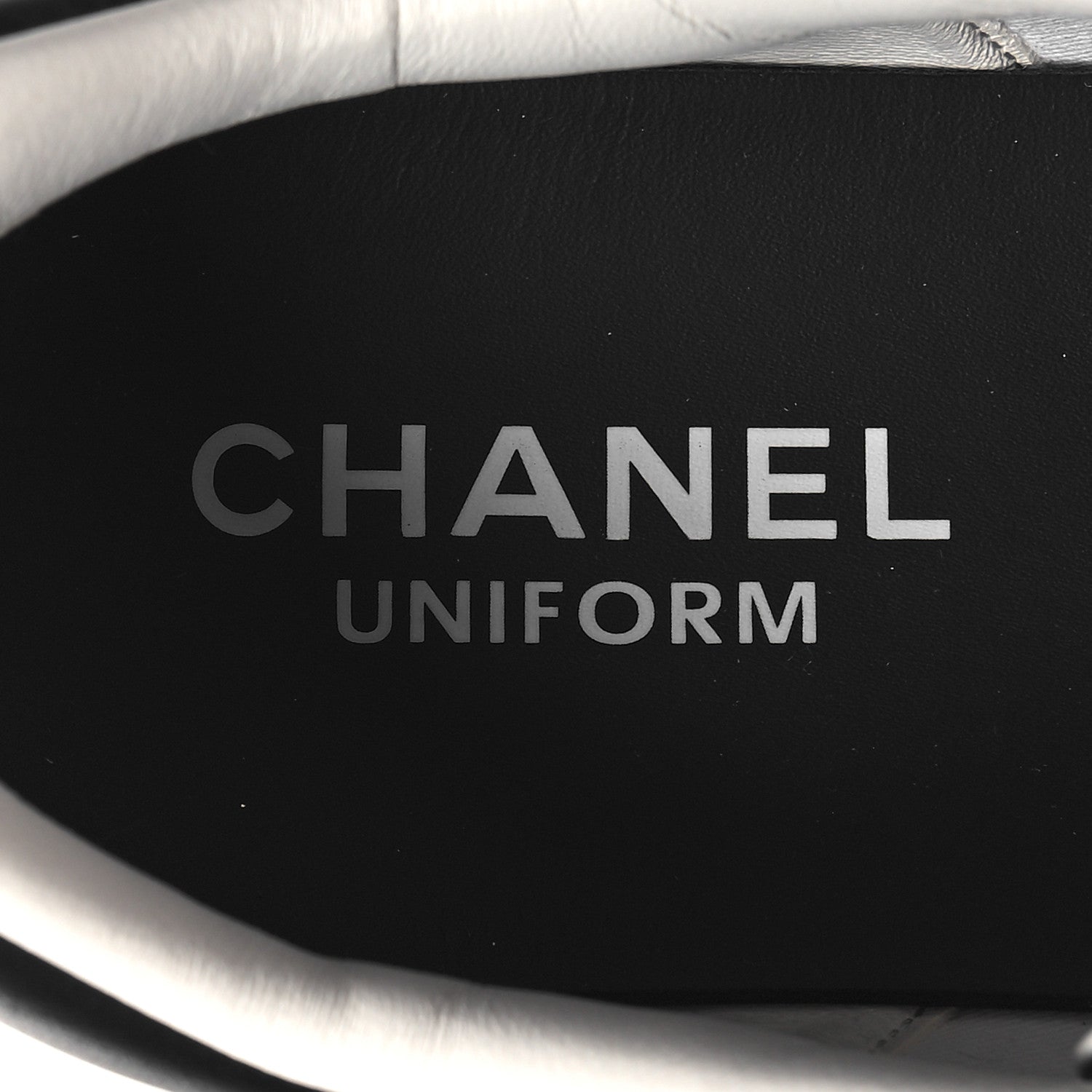 Chanel Calfskin CC Mens Sneakers 42 Black 8 of 8