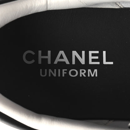 Chanel Calfskin CC Mens Sneakers 42 Black 8 of 8