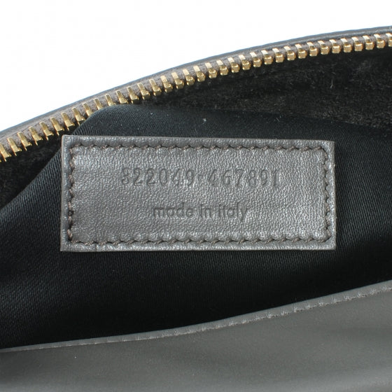 SAINTLAURENTLeatherClassicDuffle6BagGray
