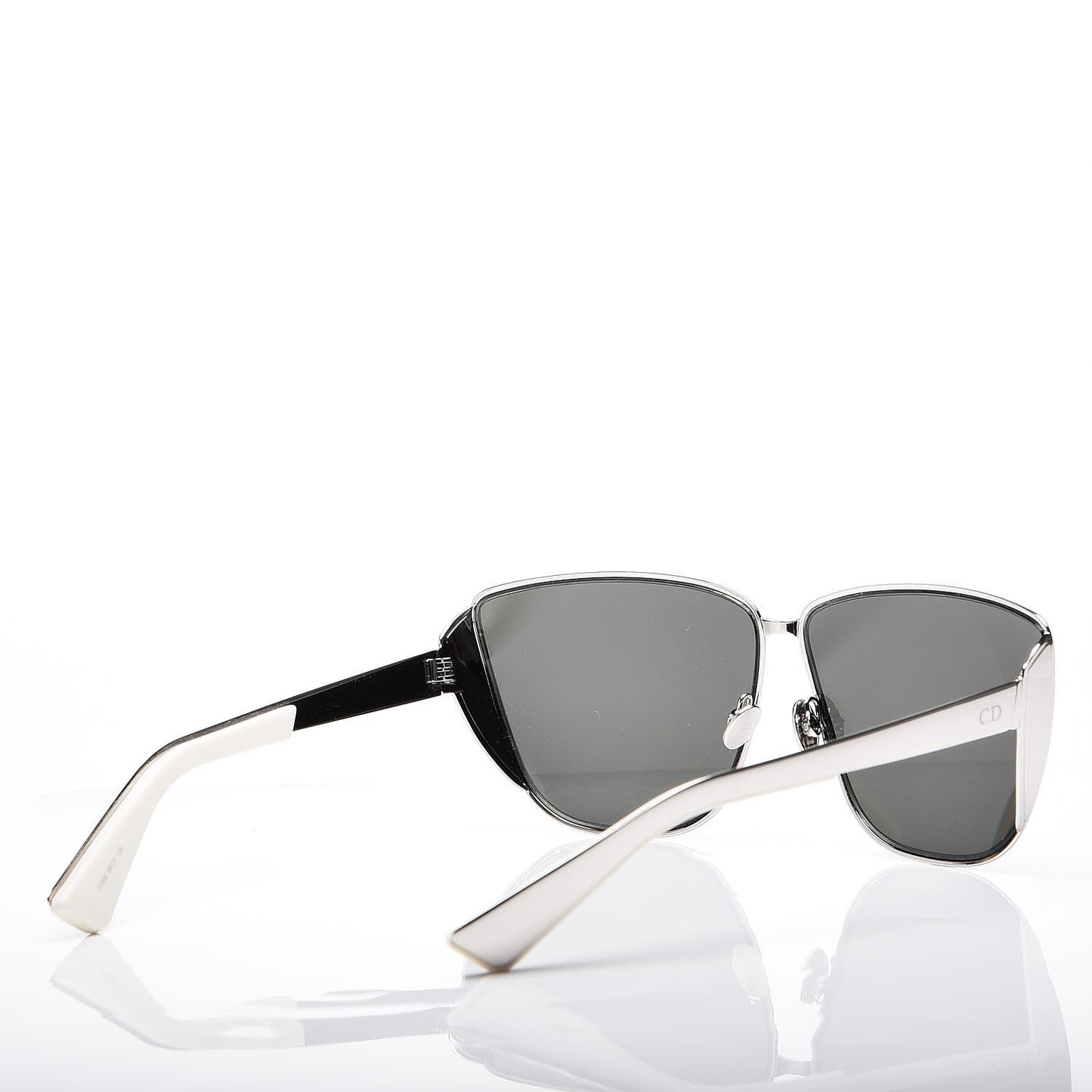 Metal Mirrored Futurist Sunglasses Silver