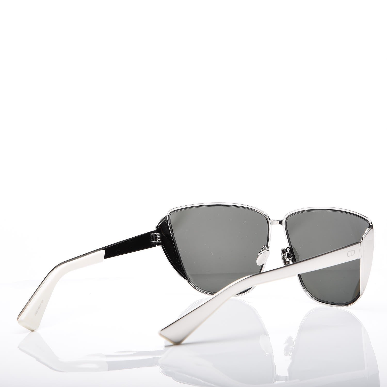 Christian Dior Metal Mirrored Futurist Sunglasses Silver 4 of 9