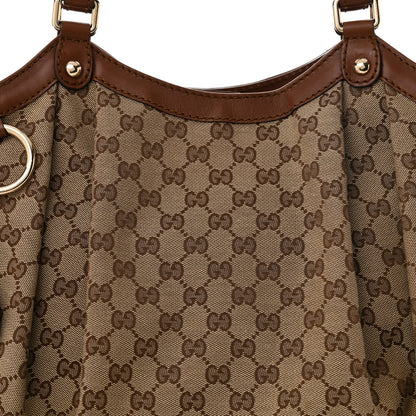 Gucci Monogram Large Sukey Tote Brown 8 of 11