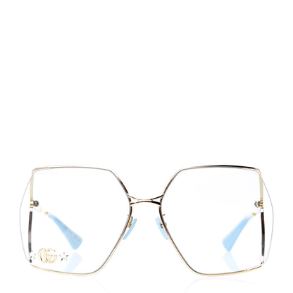 Gucci Metal Sunglasses GG0817S Gold 2 of 8