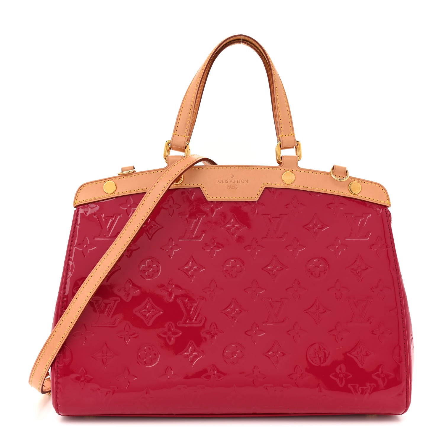 Louis Vuitton Vernis Brea MM Rose Indien 1 of 12