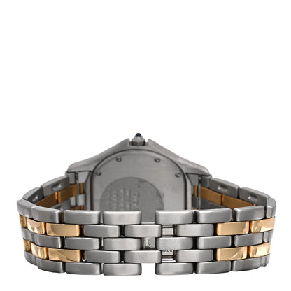 Cartier Stainless Steel 18K Yellow Gold 33mm Cougar Quartz Watch 3 of 4