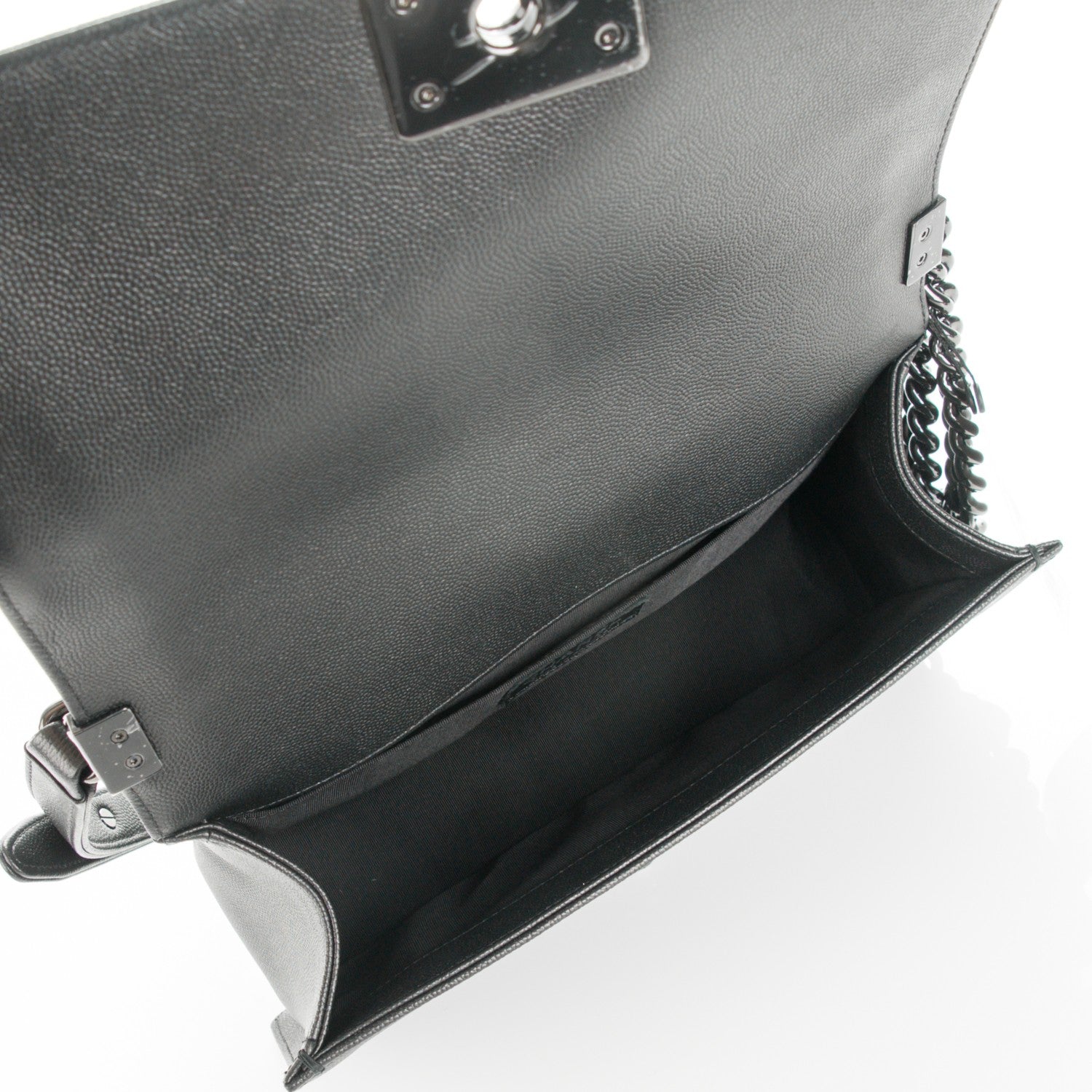 Chanel Caviar Quilted Medium Boy Flap So Black 6 of 9