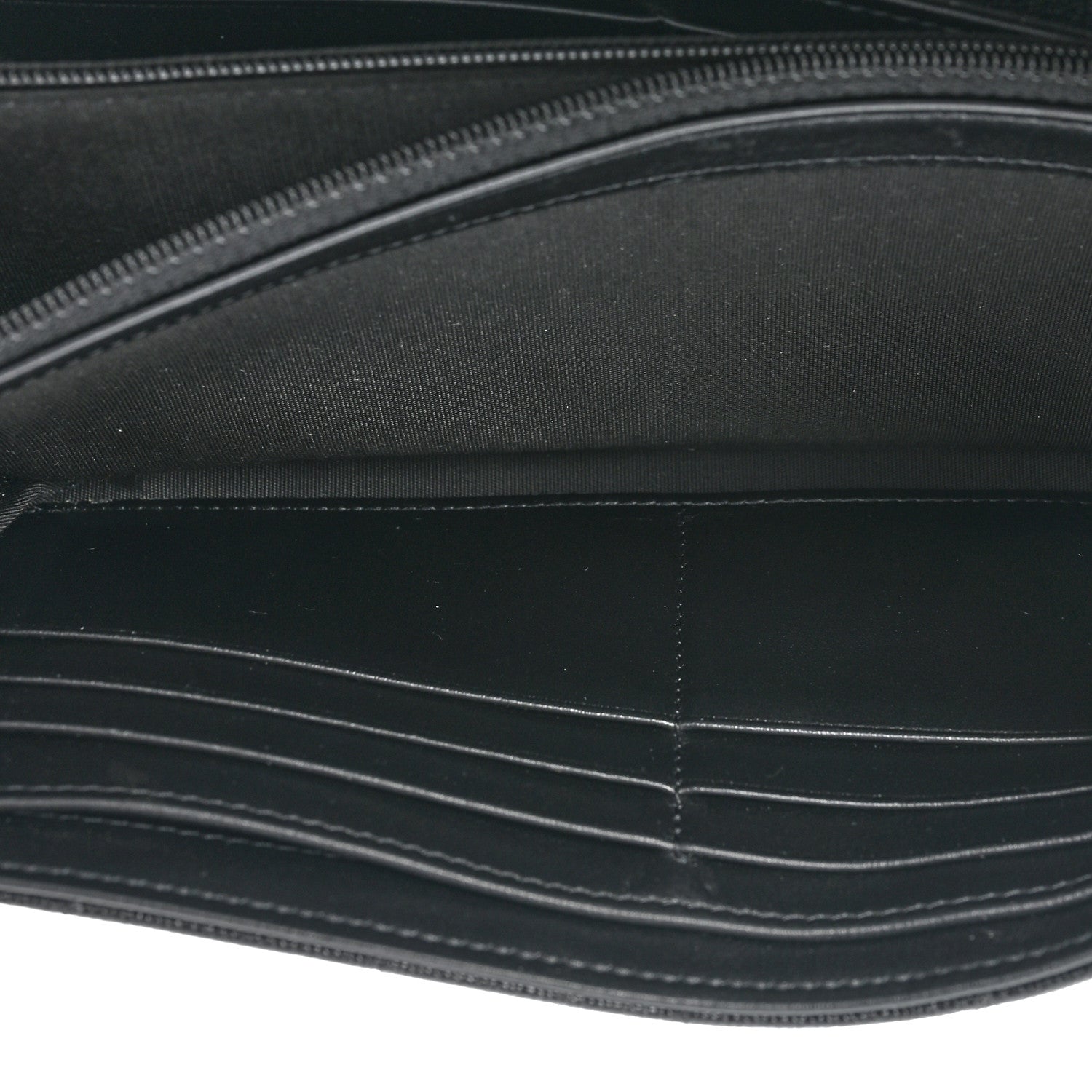 Chanel Caviar Quilted Large Boy Gusset Flap Wallet Black 5 of 12