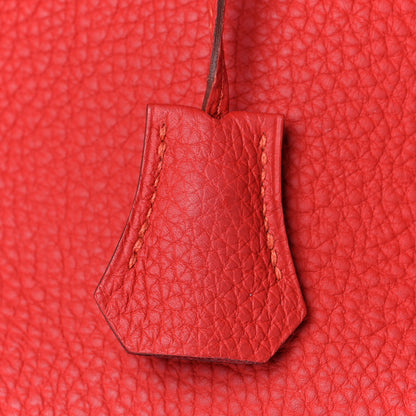 Hermes Togo Birkin 35 Rouge Casaque 35 of 38