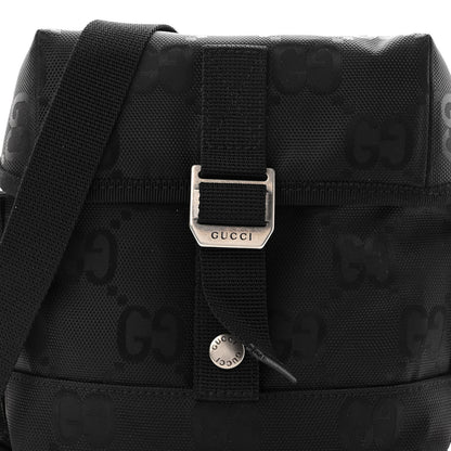 Gucci Econyl Nylon Monogram Off The Grid Messenger Bag Black 8 of 11