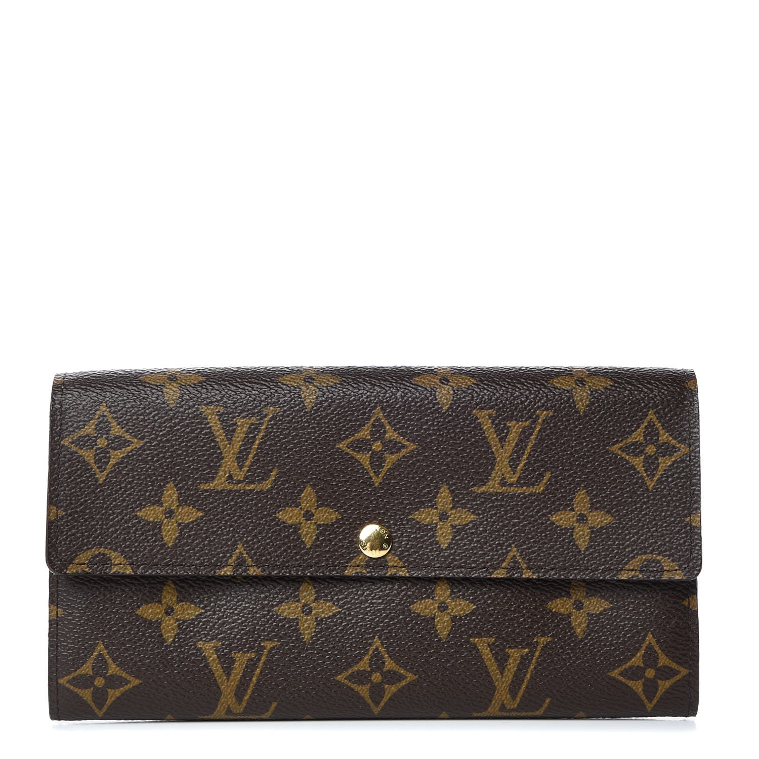 Louis Vuitton Monogram Fleuri Sarah Wallet Rose 1 of 9