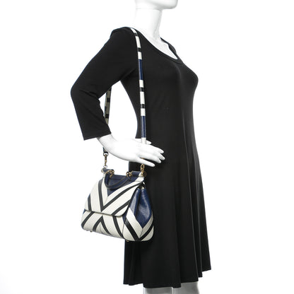Dolce & Gabbana Dauphine Striped Medium Miss Sicily Satchel Multicolor 2 of 9