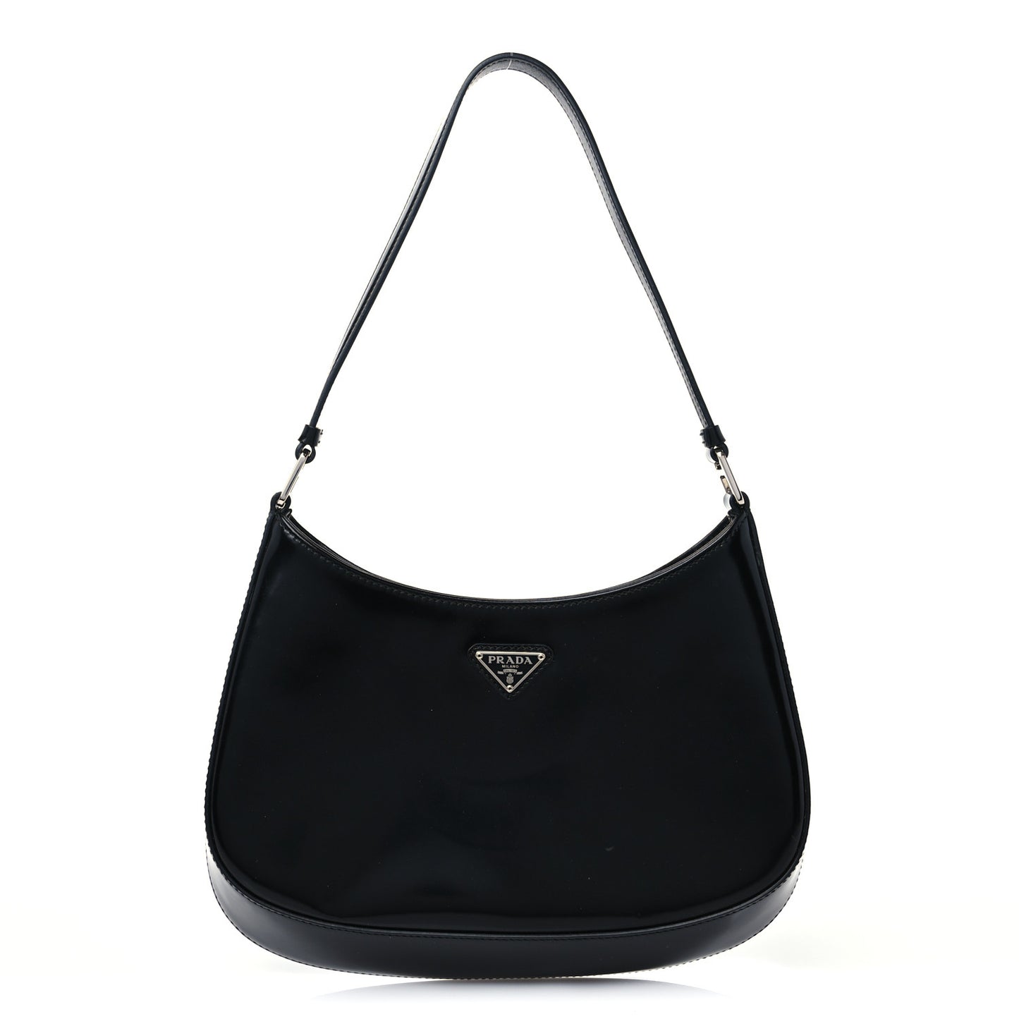Spazzolato Cleo Shoulder Bag Black