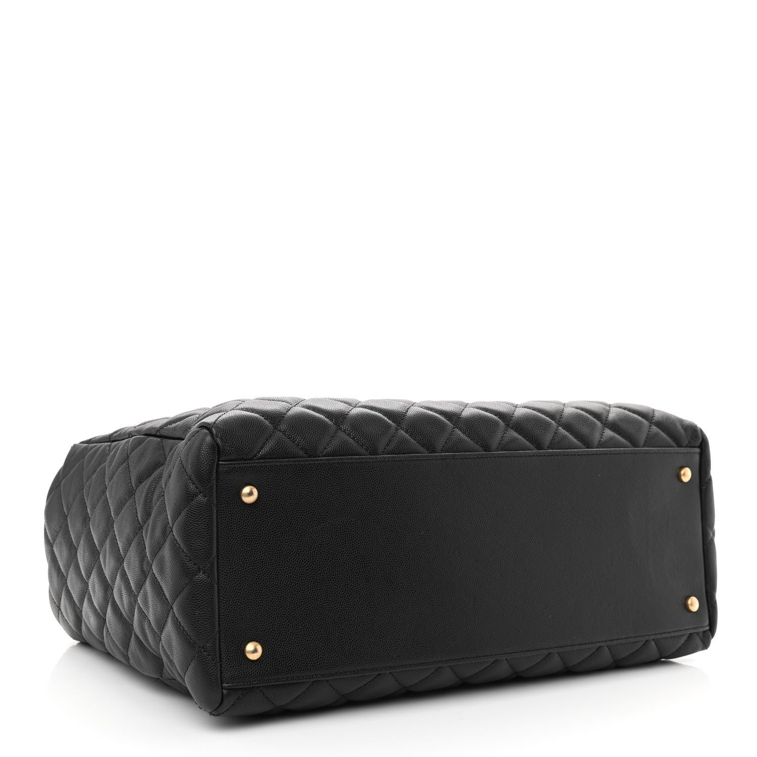 Chanel Caviar Quilted Large Coco Handle Shopping Tote Black 5 of 13