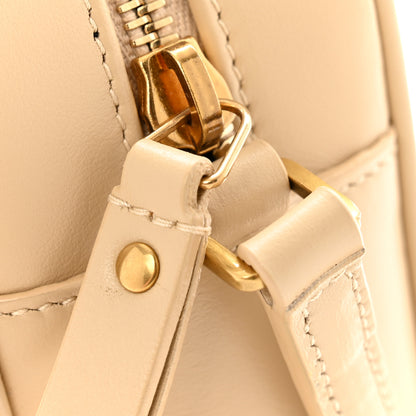 Saint Laurent Calfskin Matelasse Monogram Lou Camera Bag Nude Powder 13 of 13