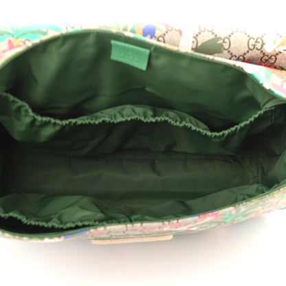 Gucci GG Supreme Monogram Jungle Diaper Bag Green 5 of 9