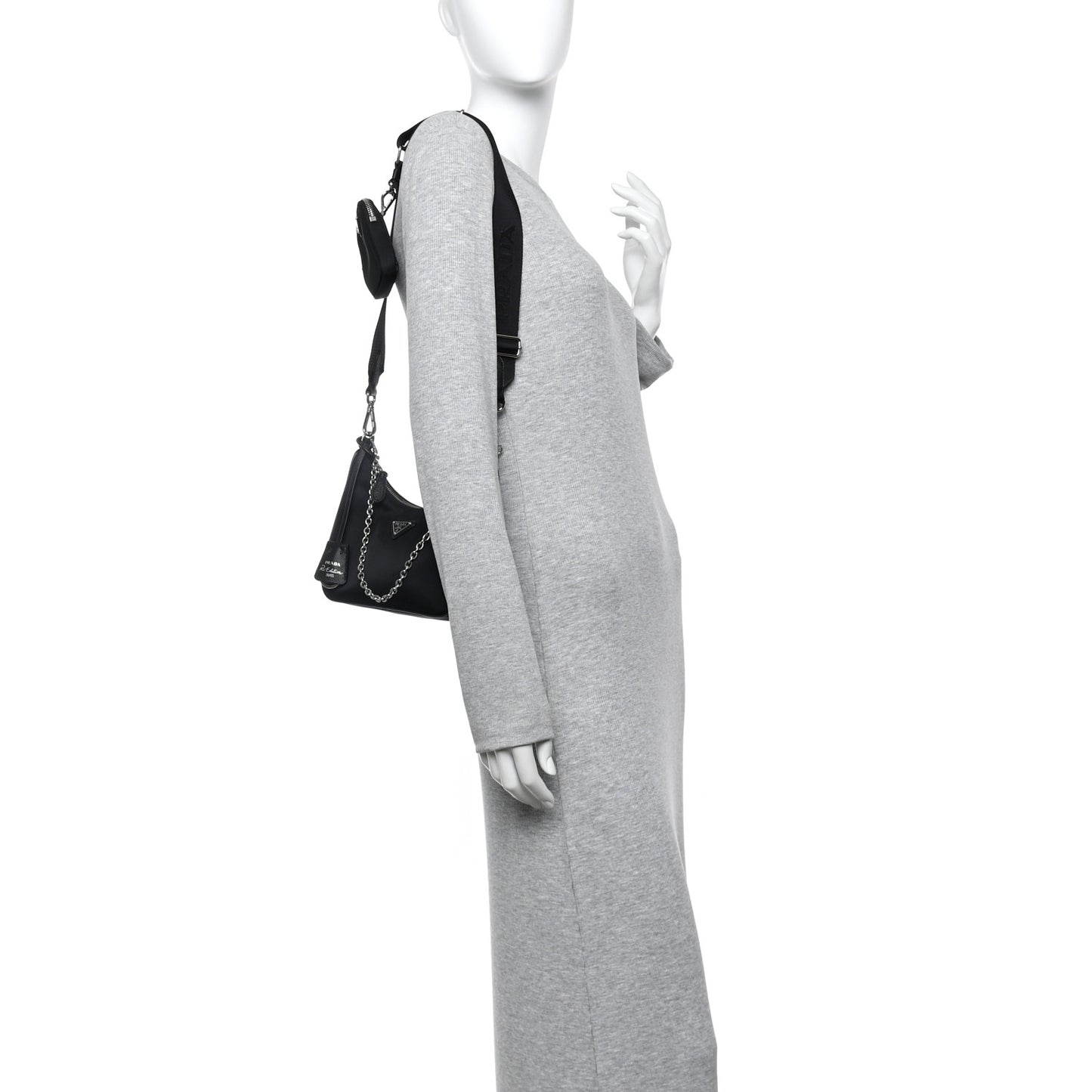 Nylon Re-Edition 2005 Shoulder Bag Black