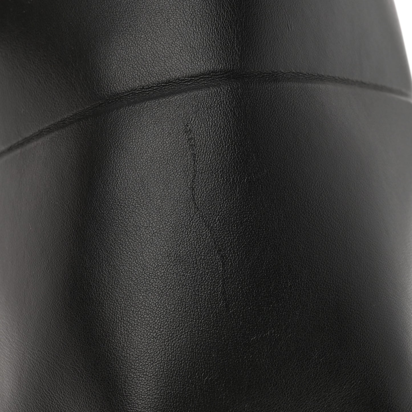 Shiny Calfskin Medium Puzzle Fold Tote Black