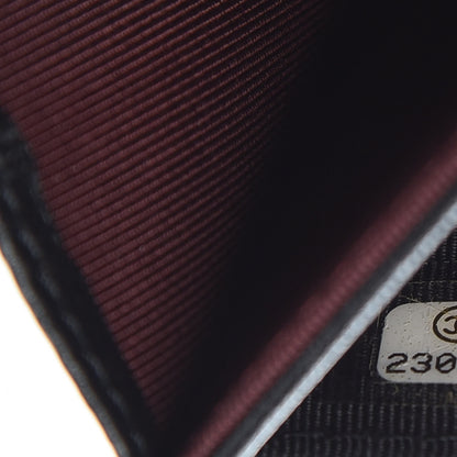 Chanel Lambskin Quilted Flap Card Holder Black 8 of 8