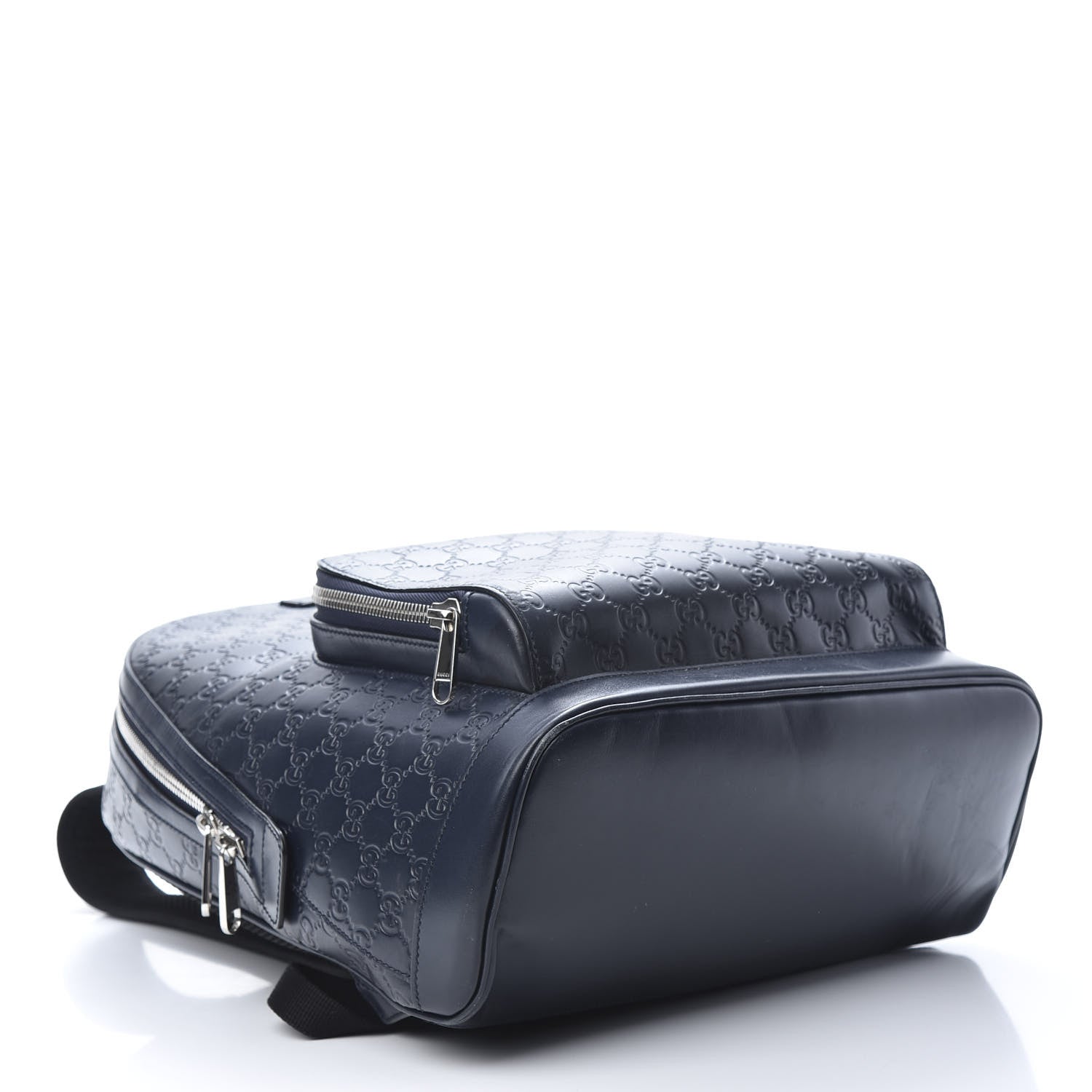 Gucci Guccissima Signature Day Backpack Blue 3 of 15