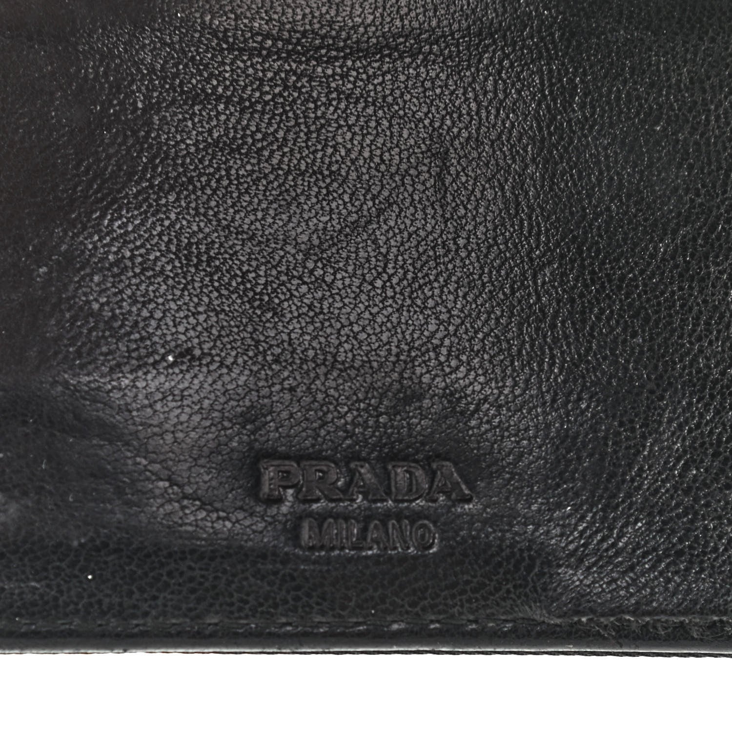 Prada Nylon Calfskin Agenda Holder Black 6 of 10