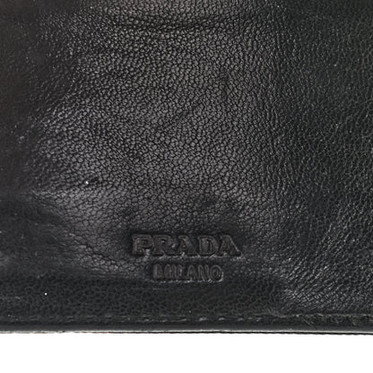 Prada Nylon Calfskin Agenda Holder Black 6 of 10