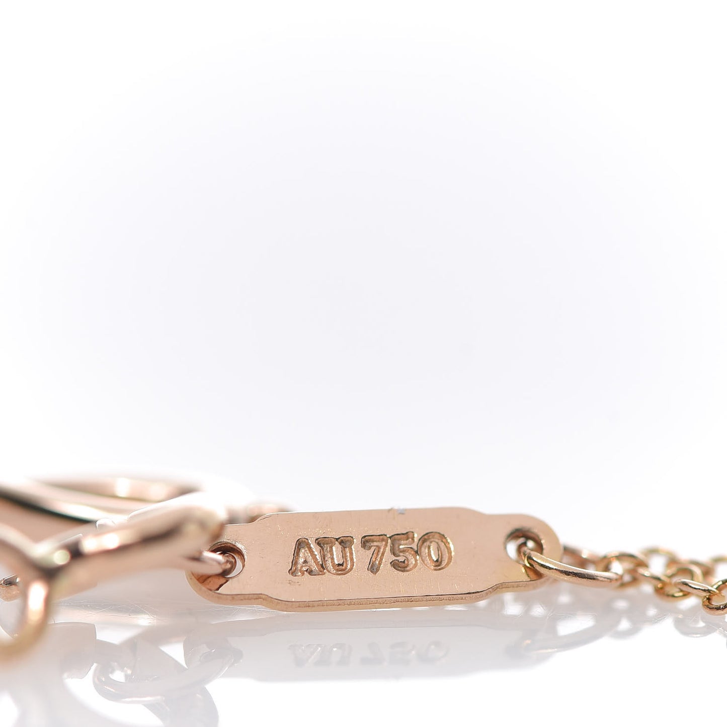 18K Rose Gold Infinity Endless Bracelet