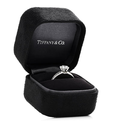 Tiffany Platinum Diamond 1.04ct Channel-Set Engagement Ring 54 7 7 of 7