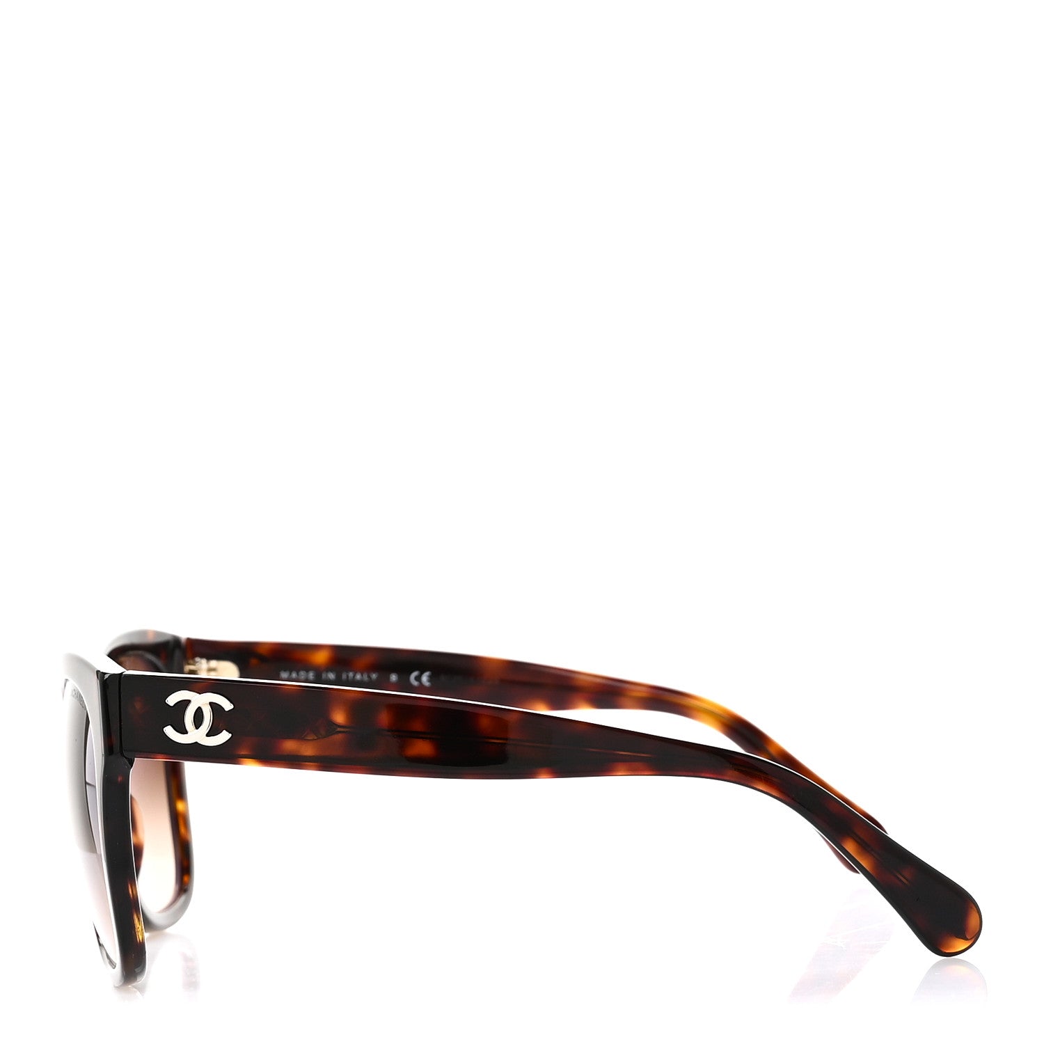 Chanel Acetate Runway Square Sunglasses 5380 Dark Tortoise 3 of 8