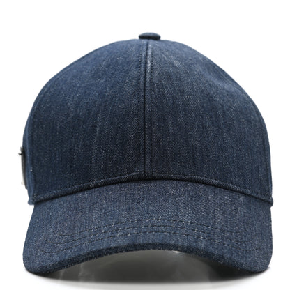 Prada Denim Womens Baseball Cap M Bleu 3 of 9