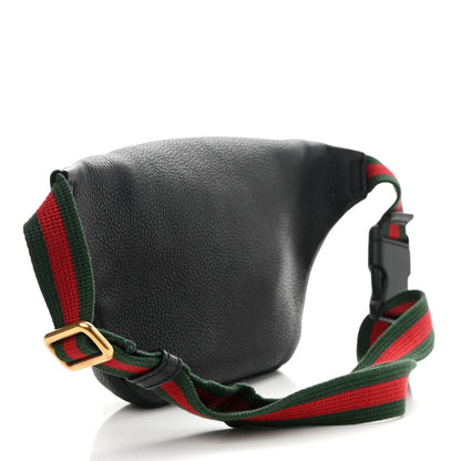 Gucci Grained Calfskin Small Logo Belt Bag Black 3 of 10