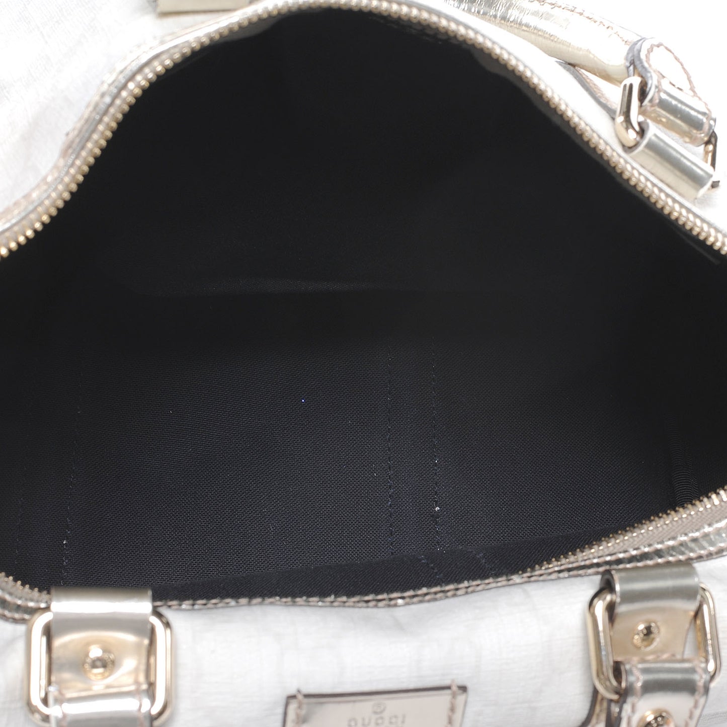 Monogram Medium Joy Boston Metallic