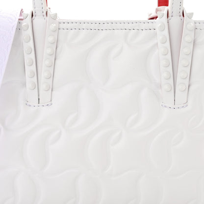 Christian Louboutin Nappa Embossed Mini East West Cabata Tote White 8 of 10