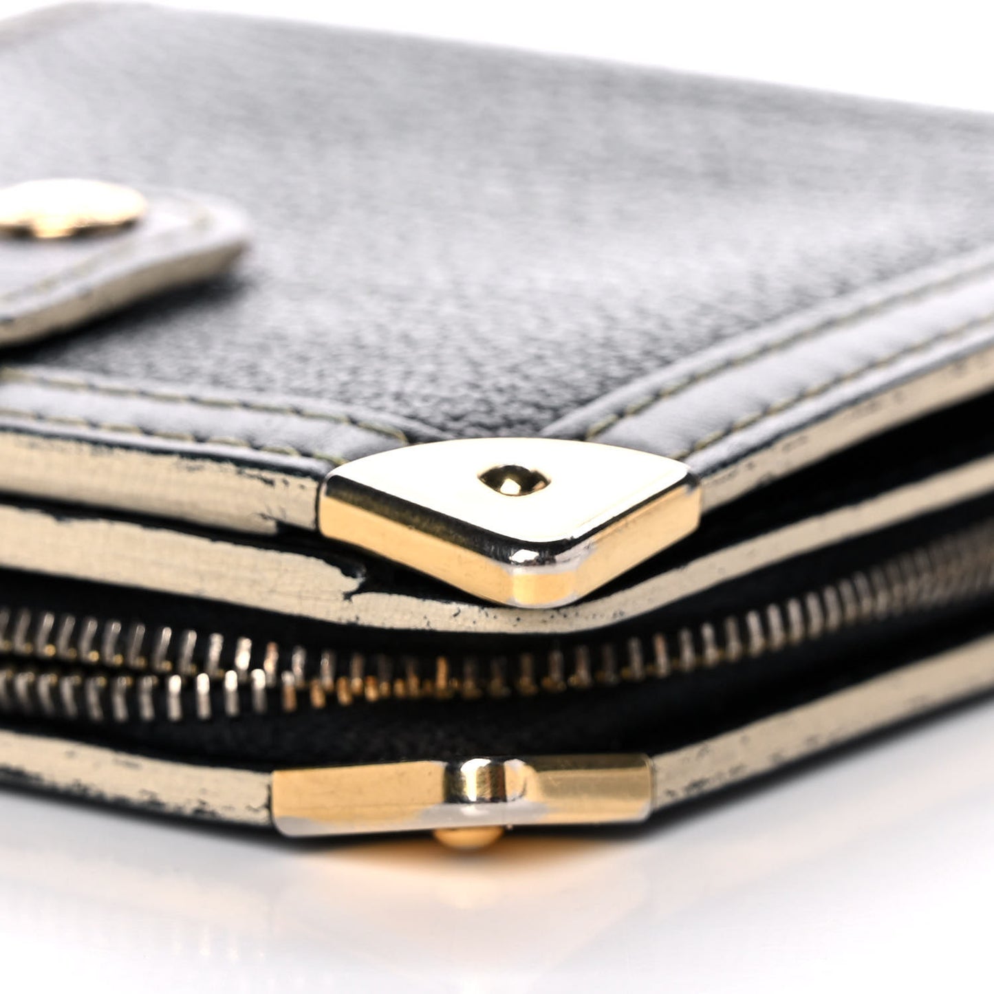 Suhali Compact Zipped Wallet Black