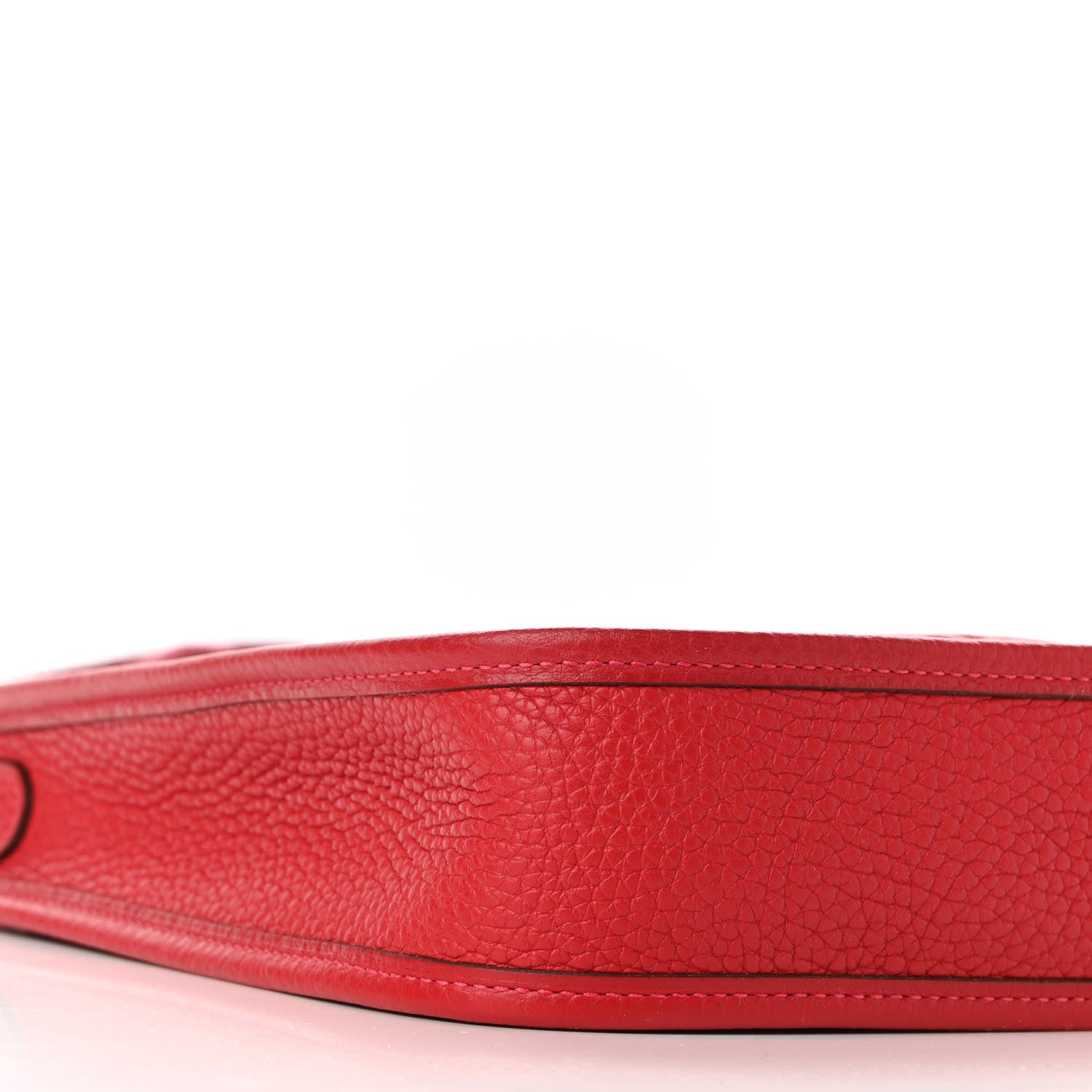 Hermes Taurillon Clemence Evelyne TPM Rouge Casaque 8 of 8