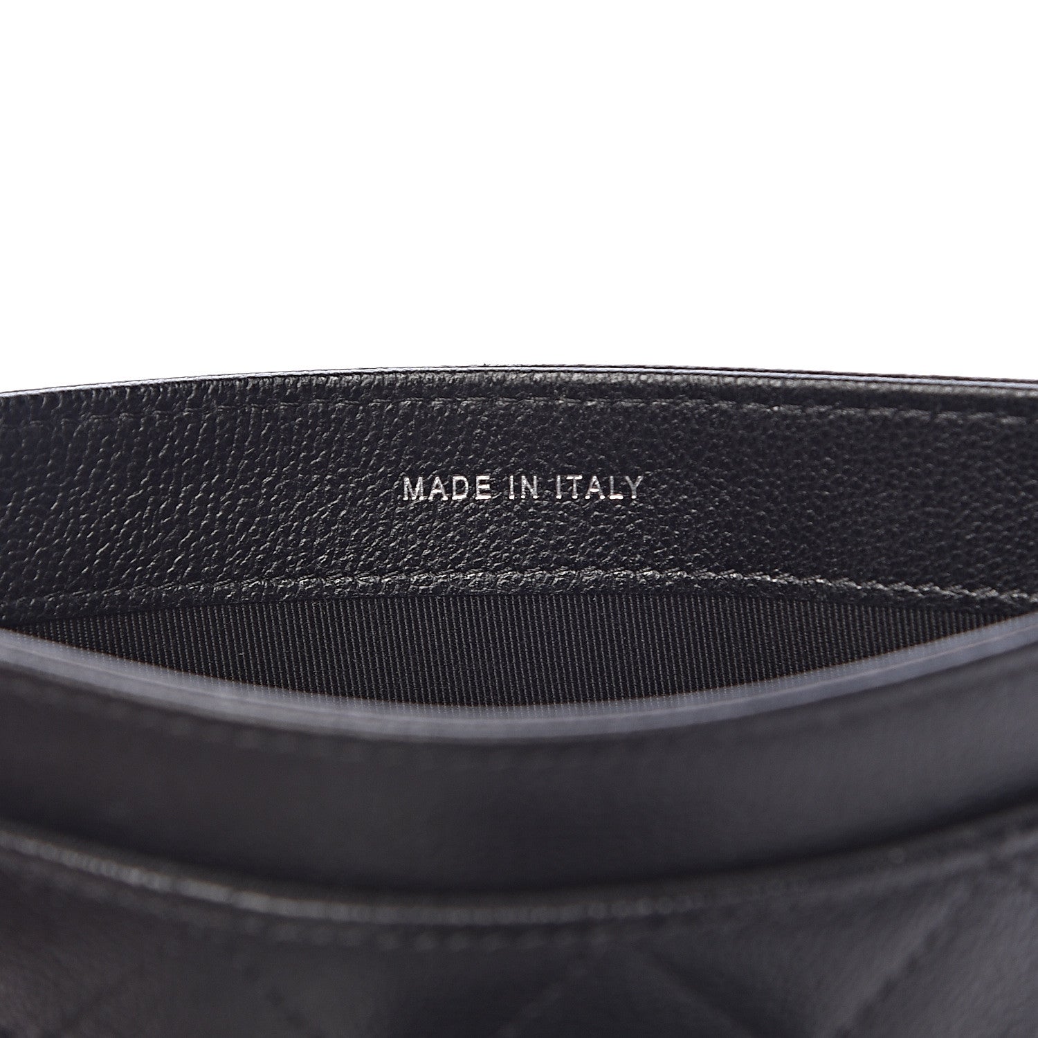 Chanel Caviar Quilted CC Box Strap Pouch Black 8 of 12