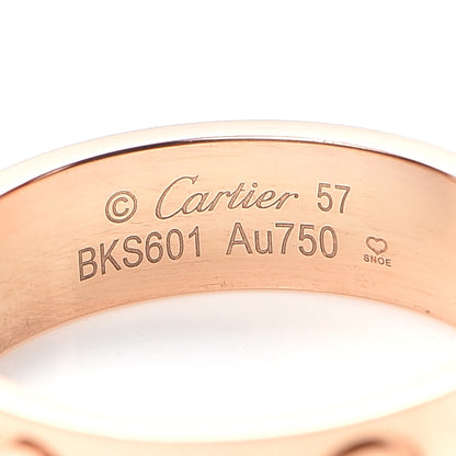 Cartier 18K Pink Gold 5.5mm LOVE Ring 57 8 4 of 5