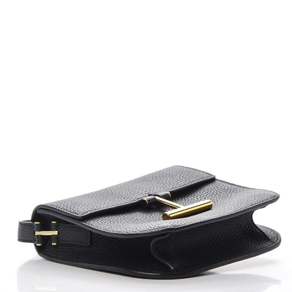 Tom Ford Calfskin Mini T Clasp Tara Crossbody Bag Black 4 of 6