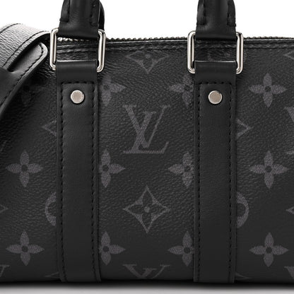 Louis Vuitton Reverse Monogram Eclipse Keepall XS Black 7 of 9