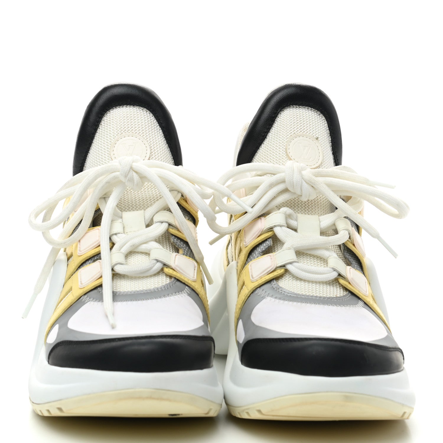 Louis Vuitton Calfskin Technical Nylon LV Archlight Sneakers 37.5 2 of 9