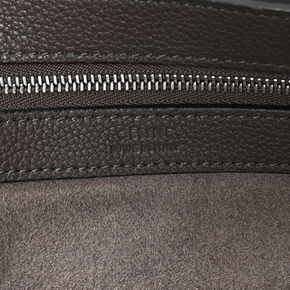 Celine Soft Grained Calfskin Medium Belt Cabas Phantom  Grey 6 of 10