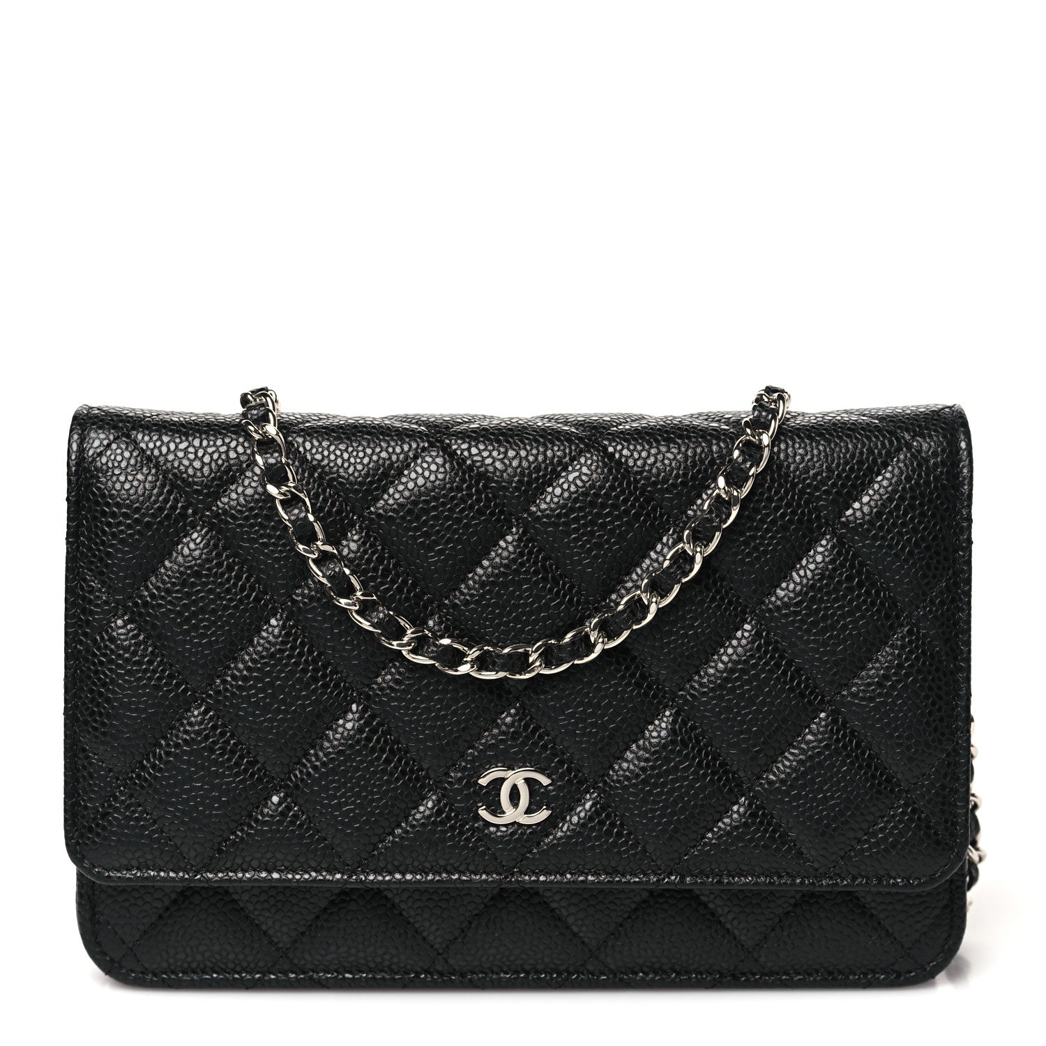 Chanel Caviar Quilted Wallet on Chain WOC Black 1 of 11