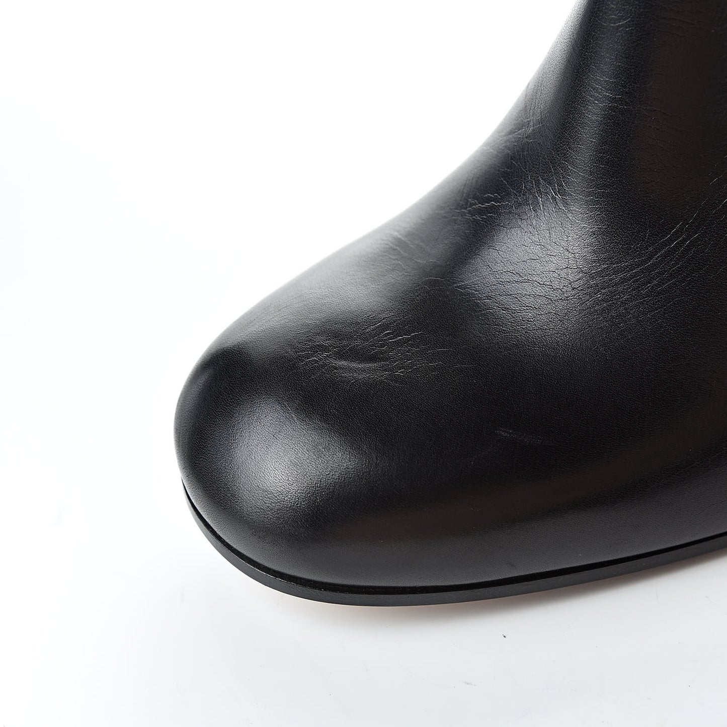 Calfskin CC Turnlock Ankle Boots 40 Black