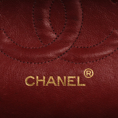 Chanel Lambskin Quilted Medium Double Flap Black 8 of 10