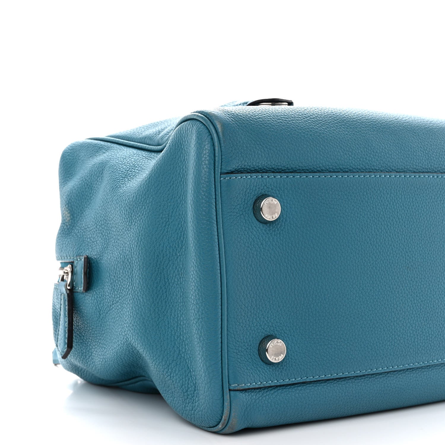 Fendi Vitello Bauletto Blue 11 of 12