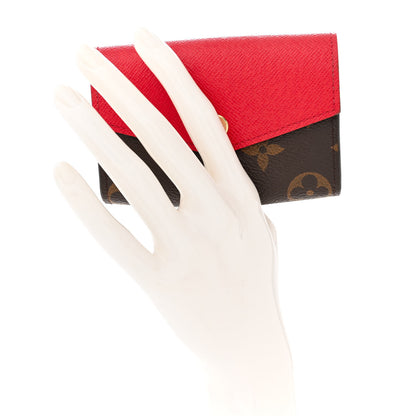 Louis Vuitton LOUIS VUITTON Monogram Sarah Multicartes Coquelicot 2 of 10