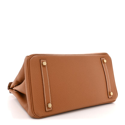 Hermes Togo Birkin 30 Gold 3 of 10